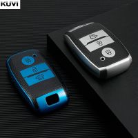 dvfggv Leather TPU Car Remote Key Case Cover For KIA Rio Rio5 Sportage Ceed Cerato K3 KX3 K4 K5 Cerato Sorento Optima Cerato Picanto