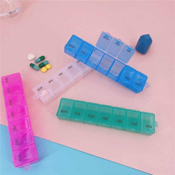 1pc-7-days-pill-medicine-box-weekly-tablet-holder-storage-organizer-container-case-pill-box-splitters-3-colors