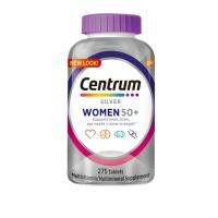 Centrum Silver Women Multivitamin 275 Tablet Age 50 Multimineral ผู้หญิง วิตามิน อาหารเสริมหลายชั้น