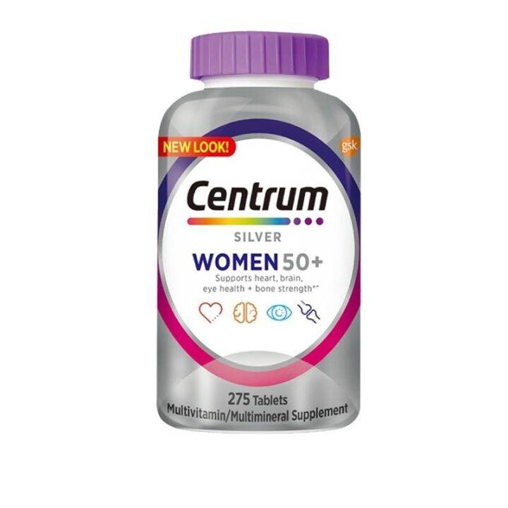 USA Centrum Silver Women 50 Multivitamin 275 capsule Multimineral ...