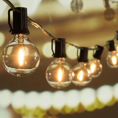 Connectable Plastic G40 Led String Light Ourdoor Waterproof Party Wedding Decorative Fairy Light Shatterproof LED Chain Lighting