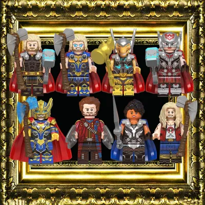 Beta Ray Bill Thor Love And Thunder Jane Foster ของขวัญวันเกิดของเล่นเพื่อการศึกษาสำหรับเด็ก DIY Building Blocks Minifigures อิฐภาพยนตร์