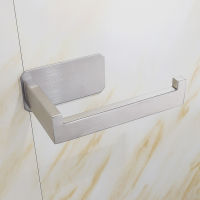 Stainless Wall Toilet Paper Roll Holder Black Silver Self Adhesive For Bathroom Stick On Wall Stainless Steel Toilet Paper Racks