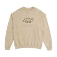 OUTLINE LOGO SWEATSHIRT (WARM SAND)