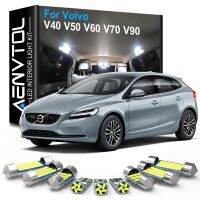 AENVTOL Canbus โคมไฟในบ้าน LED สำหรับ Volvo V40 V50 V60 V70 V90 I II III MK 1 2 3 1997 1999 2001 2005 2008 2011 2012 2013 2014 2019