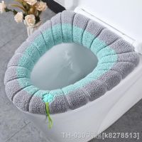 【LZ】℗  Thickened Toilet Cushion Winter Soft Washable Common Nordic Toilet  Seat Pads Household Bathroom Lavatory Cover Set Pedestal