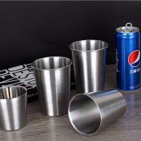 【zw】 ถ้วยน้ำแบบพกพา 304 สแตนเลสเบียร์แก้วไวน์ Drinkware 230ml