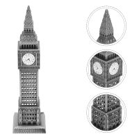 Leetshop สถาปัตยกรรม England Metal Building Model Model Model Metal Craft Ornament