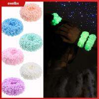 EWELLBE แฟชั่น สีสัน ยางยืด ตุ๊กตา ที่คาดผมเรืองแสง ที่คาดผมหางม้า ที่คาดผม Scrunchies