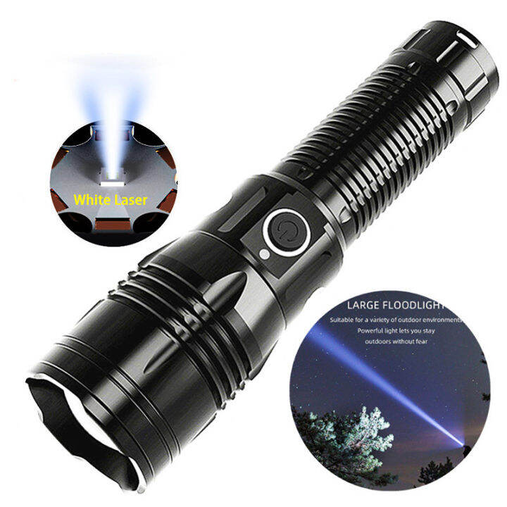 White Light Flashlight LED Highbrightness,focus Beam TorchTelescopic