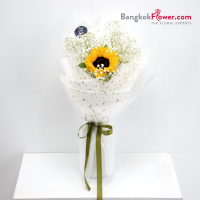 ช่อทานตะวัน 02 "399 B." ช่อดอกไม้ ช่อดอกไม้สด Bangkokflower