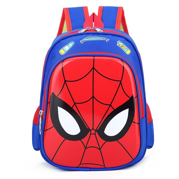 disney-cartoon-mcqueen-cars-spiderman-backpacks-super-hero-school-bag-3d-children-boys-girl-kindergarten-backpack-kids-book-bags