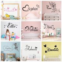 Colorful Custom Name Wall Sticker Vinyl Decal Babys Room Personalized Stickers Wallpaper Kids Bedroom Decals