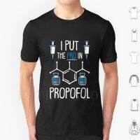 Anesthesia Pro In Propofol T Shirt Men Cotton Anesthesiologist Nurse Anaesthetist Crna Nurve Surgery Oxygen