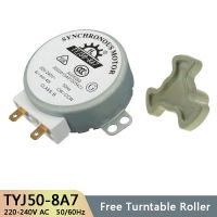 Ac220-240v Tyj50-8a7 4W 50Hz ไมโครเทิร์นซิงโครนัสถาดมอเตอร์ไมโครเวฟอุปกรณ์เสริมคลัทช์ชิ้นส่วนอะไหล่แกน