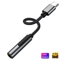 Realtek ALC4050 HIFI DAC Earphone Amplifier USB Type C to 3.5mm Headset Audio Adapter 32bit 384kHz Digital Decoder AUX Converter