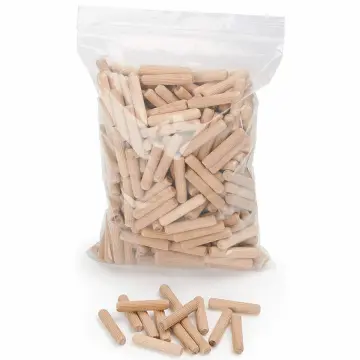 100pcs Dowel Wood Dowels Fluted Wooden Dowels Set of 100pcs Dowel Pins  Fluted Pins for Furniture Cabinets