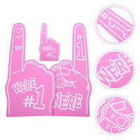 Leetshop 3PCS FOAM FINGERS สำหรับมือเชียร์ FINGERS FINGERS กิจกรรมกีฬาอุปกรณ์เชียร์ลีดเดอร์