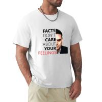 Ben Shapiro Facts DonT Care About Your Feelings T Shirt White T Shirts Aesthetic Clothing Graphic T Shirts T Shirts Men| | - Aliexpress