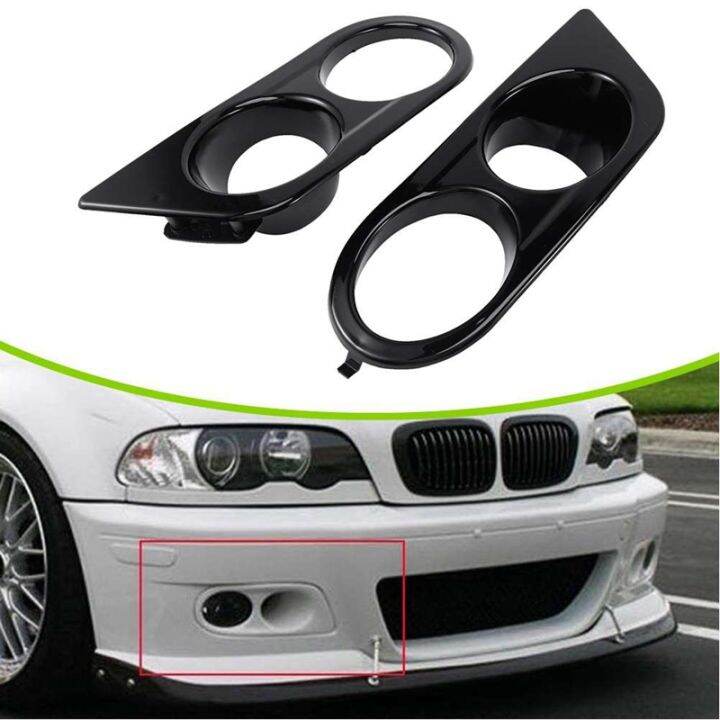 2pcs-fog-lamp-frame-with-two-holes-front-bumper-mesh-grille-automotive-parts-accessories-for-bmw-3-series-e46-m3-01-06-51112695255-51112695256