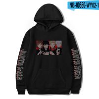 Jujutsu Kaisen Hooded Sweatshirts Gojo Satoru Anime Hoodie Streetwear Oversized Sweatshirt /man Cosplay Clothing Pullovers Size XS-4XL