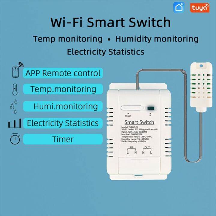 tuya-smart-wifi-switch-3000w-16a-94x57x32mm-wireless-thermostat-temperature-and-humidity-monitoring-with-energy-consumption-monitor