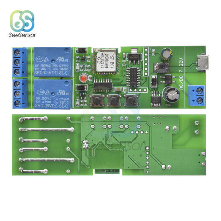 worth-buy-dc5v-usb-2ch-โมดูลอเนกประสงค์สวิตช์ไร้สาย-wifi-อัจฉริยะ-7-32v-รีโมทคอนโทรลโทรศัพท์ตั้งเวลาสวิตช์ไร้สายสำหรับอัจฉริยะ