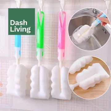 3-in-1 Carrot Shaped Long Handled Cup Brush, Household Multifunctional  Cleaning Tool For Cups, Sponge, Bottles