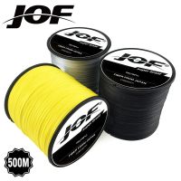 JOF 12LB-78LB 500เมตร JOF 100% PE สุดขีด8เส้นถักเอ็นตกปลาตกปลาทะเลน้ำเค็ม