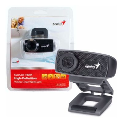 เวปแคม Genius 720p HD webcam FaceCam 1000X พร้อมไมค์ในตัว เชื่อมต่อแบบ USB***สินค้าพร้อมส่ง***