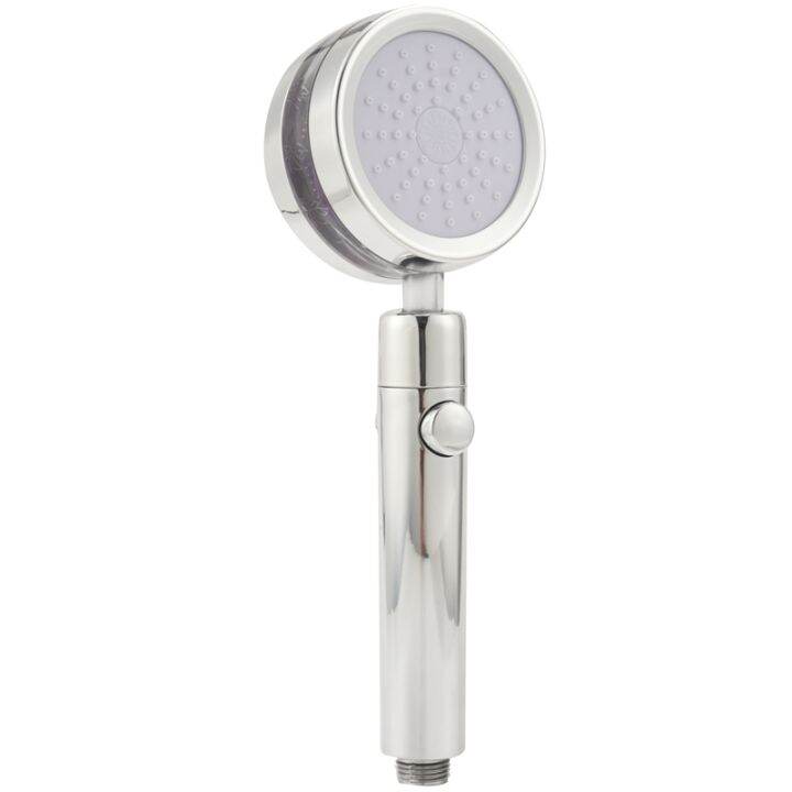 Turbo Shower Head,2 Modes Rotating Power Propeller Driven Handheld