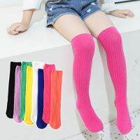 【CW】 Children  39;s Color Knee Kids  Baby Cotton Stockings Leg Warmers Socks Boy 3-12Y