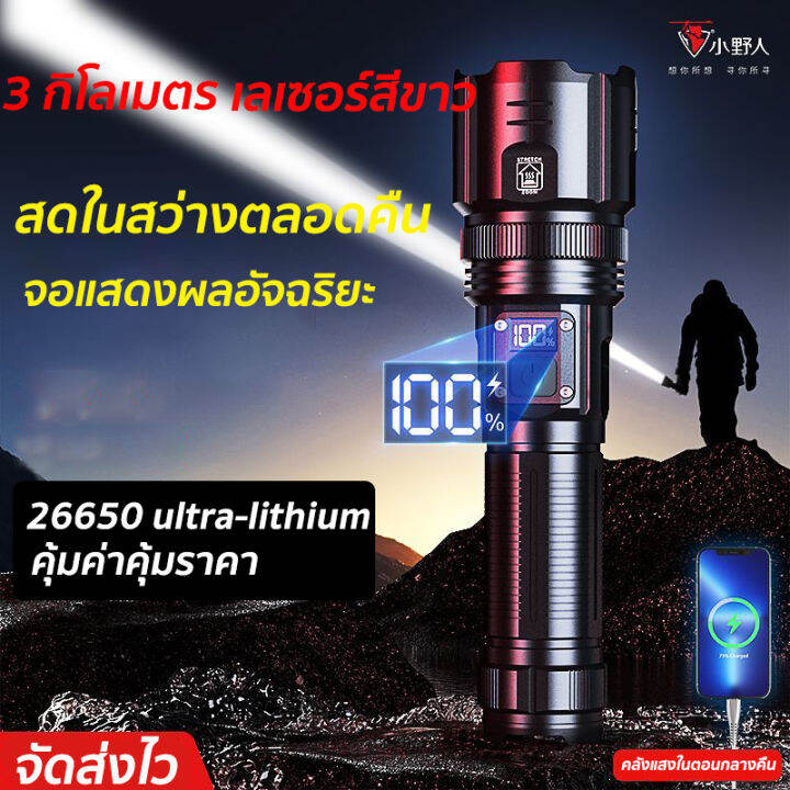 รับประกัน-10-ปี-m80-ไฟฉาย-ปรับซูมได้-การส่องแสงแรงไกล-สว่างมาก-โคมไฟ-led-กลางคืนกลายเป็นกลางวัน-ไฟฉายมือถือ-ไฟฉายชาร์จ-usb-ไฟฉายแรงสูงled-ไฟฉายกันน้ำแท้-ไฟฉายแรงสูง-ไฟฉาย-แรง-led-ไฟฉายเดินป่า-ไฟฉายแรง