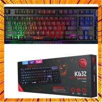 MARVO รุ่น K632G คีย์บอร์ด เกมส์มิ่งมีไฟ LED 9 โหมด กันน้ำได้ ไฟทะลุคีย์ กรณีสินค้ามีสี ไซท์ เบอร์รบกวนลุกค้าทักมาสอบถามหรือเเจ้งที่เเชทก่อนสั่งสินค้าด้วยนะคะ