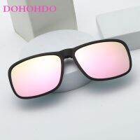 【hot】 DOHOHDO New Polarized Sunglasses Men Flip Up Clip Glasses Outdoor Driver Goggles Driving Oculos