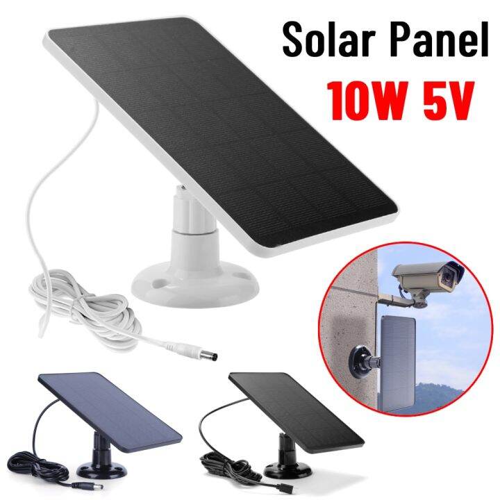 10W 5V Solar Panel Outdoor Solar Cell Charger Type C Monocrystalline