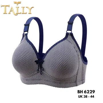 Jual Tally Bra Kawat Bahan Licin Seamless Busa Tebal Cup B Kait 2