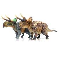 HAOLONGGOOD โมเดลสัตว์โบราณจาก1:35 Nasutoceratops Titusi ของเล่นไดโนเสาร์โบราณ