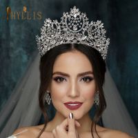 A195 Luxury Wedding Crown for Bride Rhinestone Hair Jewelry Gifts Tiaras Crystal Hair Accessories Women Headband Bridal Headwear