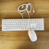 100 Origina แบบมีสาย USB Ultra-Thin All-In-One PC คีย์บอร์ดและเมาส์สำหรับ Hp Tpc-p001kTpc-p001k