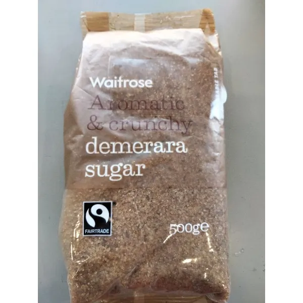 ฟินเวอร์🔹 Waitrose Demerara Sugar น้ำตาลทรายชนิดเม็ด เวทโทรส 500กรัม มี