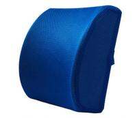 Getagift เบาะรองหลัง เบาะพิงหลัง พนักพิง Memory Foam Cushion ผ้า Mesh Fiber (สีน้ำเงิน)