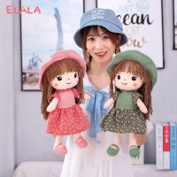 TOP☆【ELALA】75cm Princess Doll Stuffed Toys Plush Dolls Kids Toys for Girls Children Kawaii Baby Plush Toys Cartoon Soft Toys for 4 Years and Above Birthday Gift For Girls