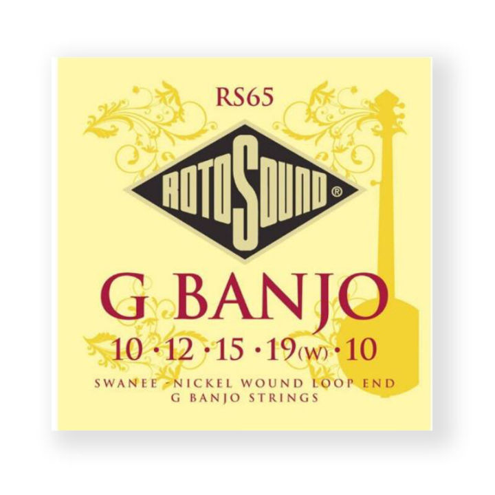 สายแบนโจ-rotosound-rs65-swanee-g-banjo