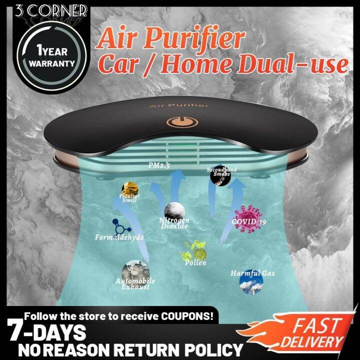 Portable Air Purifier Filter Virus Car Air Cleaner Room Filter Harmful