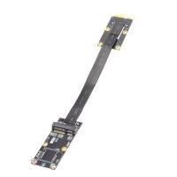 MPCIe ไปยัง MPCIe เอ็มซาต้า SSD สายพ่วงเครือข่ายไร้สาย WiFi สายต่อการ์ด WAN อะแดปเตอร์ Riser Mini PCIe PCI-E 3.0 X1อะแดปเตอร์ความเร็วเต็มรูปแบบ