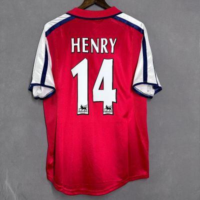 เสื้อกีฬาแขนสั้น ลายทีมชาติฟุตบอล Arsenal 2000-2001 ชุดเหย้า