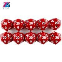 10ชิ้น/เซ็ต Tamp; G คุณภาพสูง D20ที่มีสีสันชุดลูกเต๋าเอฟเฟกต์ทึบแสงสำหรับเกม Dnd 20ด้านดิจิตอล1-20สำหรับเกม Rpg