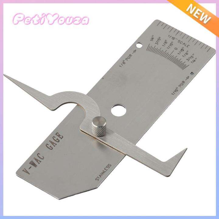 PETIYOUZA VWAC Single Weld Gage Stainless Steel Inch Welding