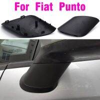 [Chujian home furnishing]  สำหรับ Fiat Grand Punto 735596884ฝาครอบกระจกมองหลังสีดำรถด้านข้างประตูกระจกมองหลังฝาครอบรถอุปกรณ์เสริม